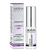 Aravia Professional Luminous Skin Highlighter 01 - Хайлайтер жидкий для лица и тела, без цвета 5 мл